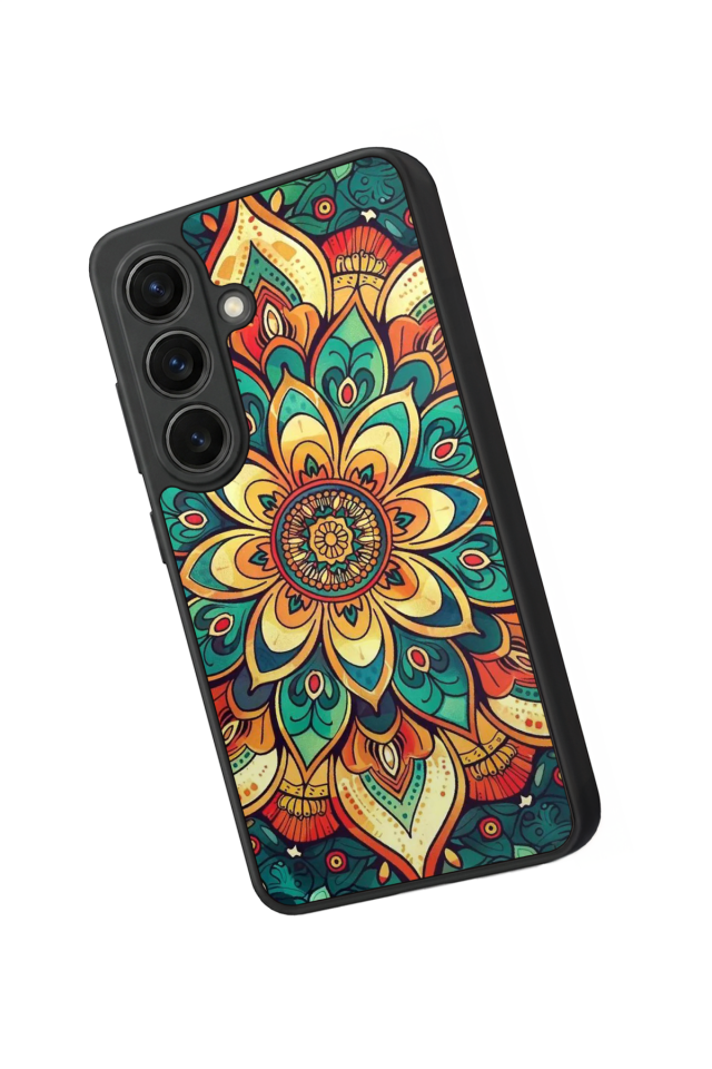 Samsung Galaxy S26 Uyumlu Mandala Tasarımlı Glossy Premium Kılıf