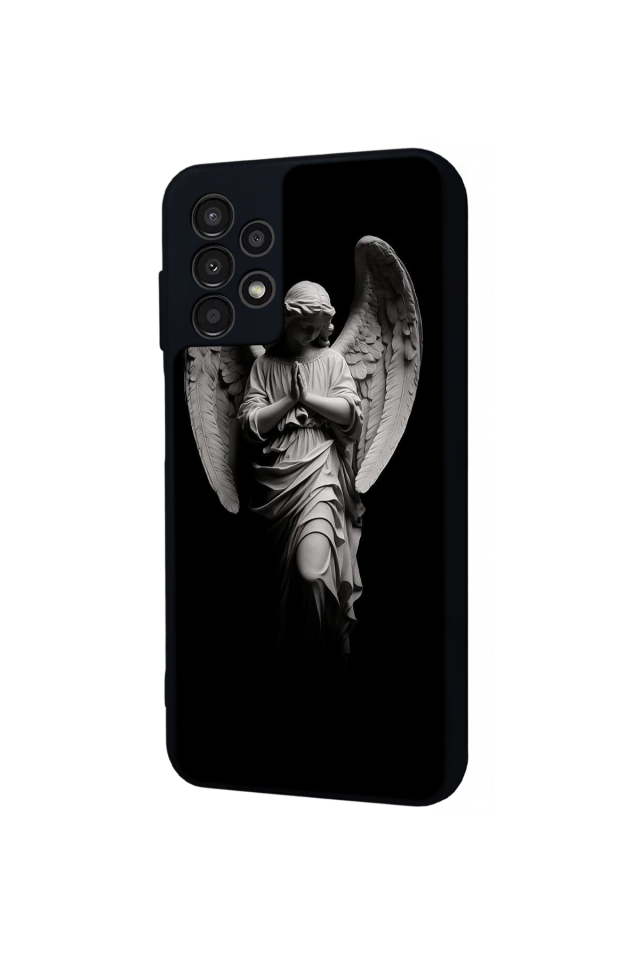 Samsung Galaxy A23 Uyumlu Melek Tasarımlı Glossy Premium Kılıf