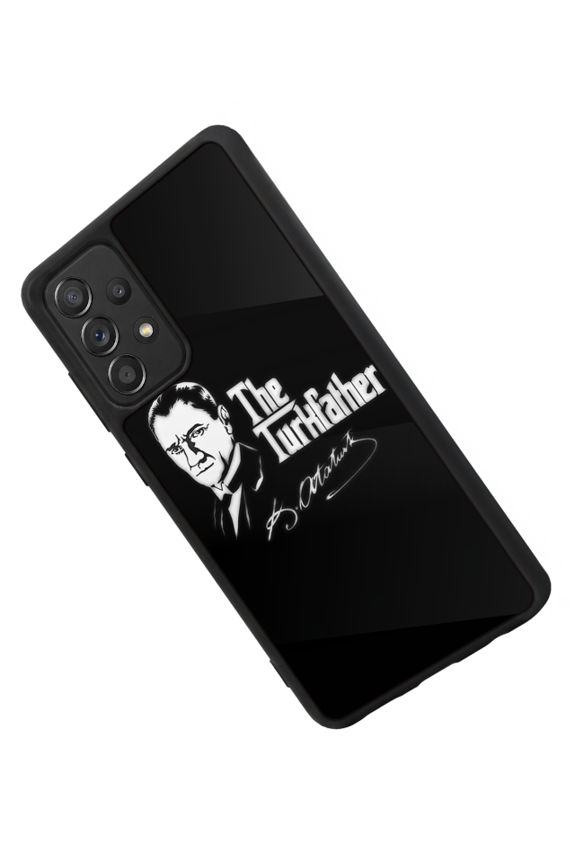 Samsung Galaxy A72 Uyumlu Mustafa Kemal Ataturk Tasarımlı Glossy Premium Kılıf