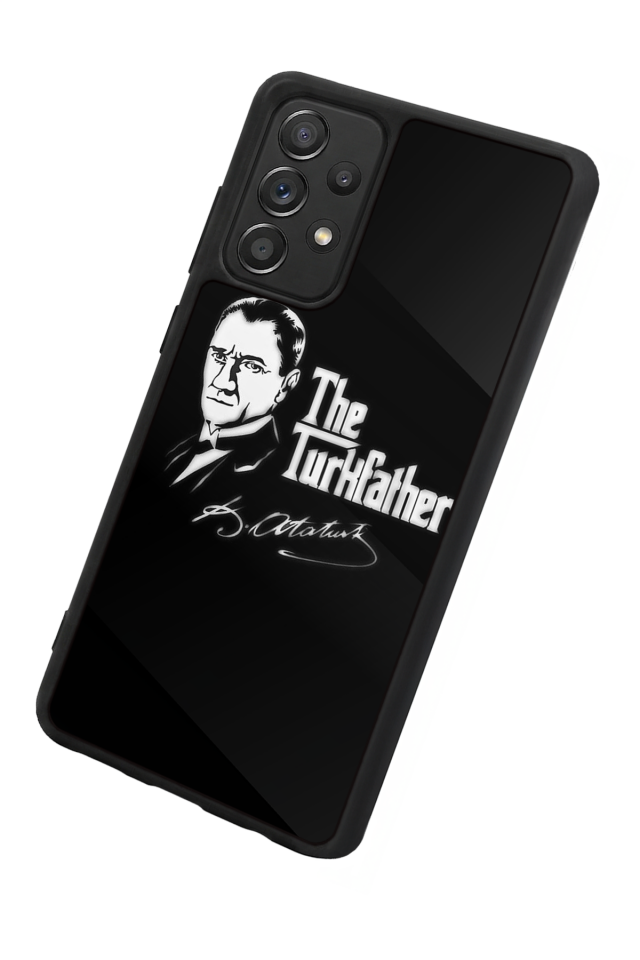 Samsung Galaxy A72 Uyumlu Mustafa Kemal Ataturk Tasarımlı Glossy Premium Kılıf