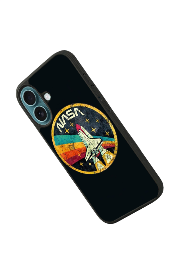 iPhone 16 Plus Uyumlu Nasa Tasarımlı Glossy Premium Kılıf