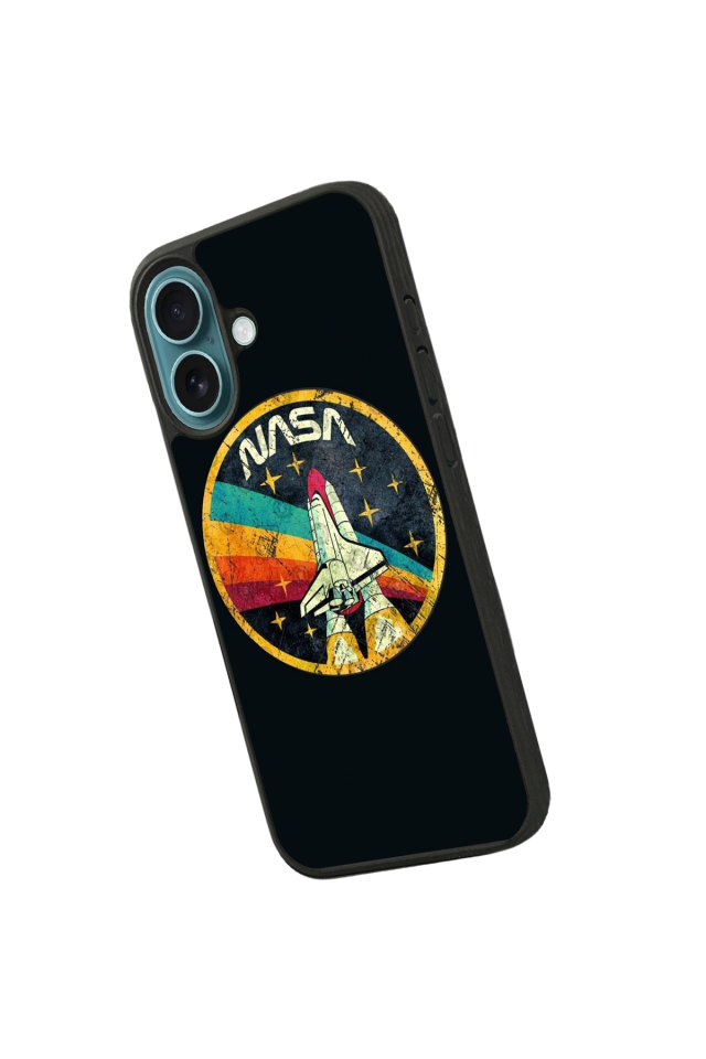 iPhone 16 Plus Uyumlu Nasa Tasarımlı Glossy Premium Kılıf