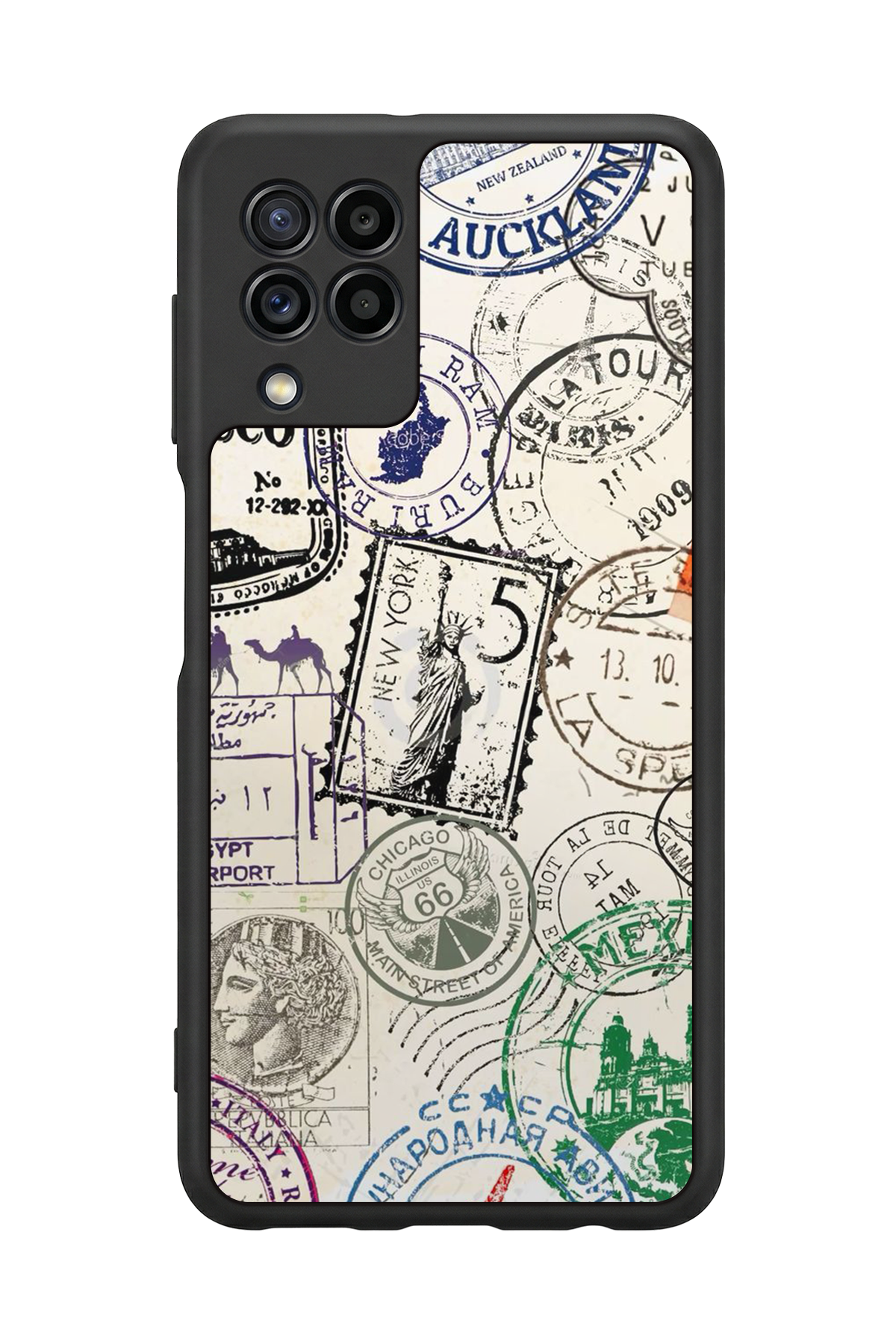 Samsung Galaxy M22 Uyumlu Poster Tasarımlı Glossy Premium Kılıf