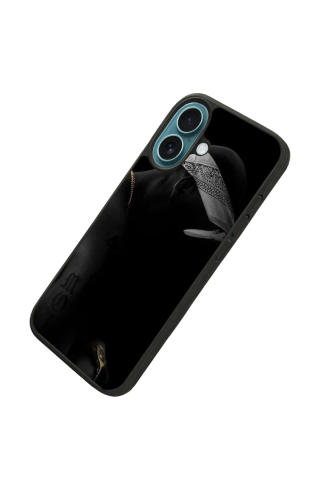 iPhone 16 Uyumlu Tupac Tasarımlı Glossy Premium Kılıf