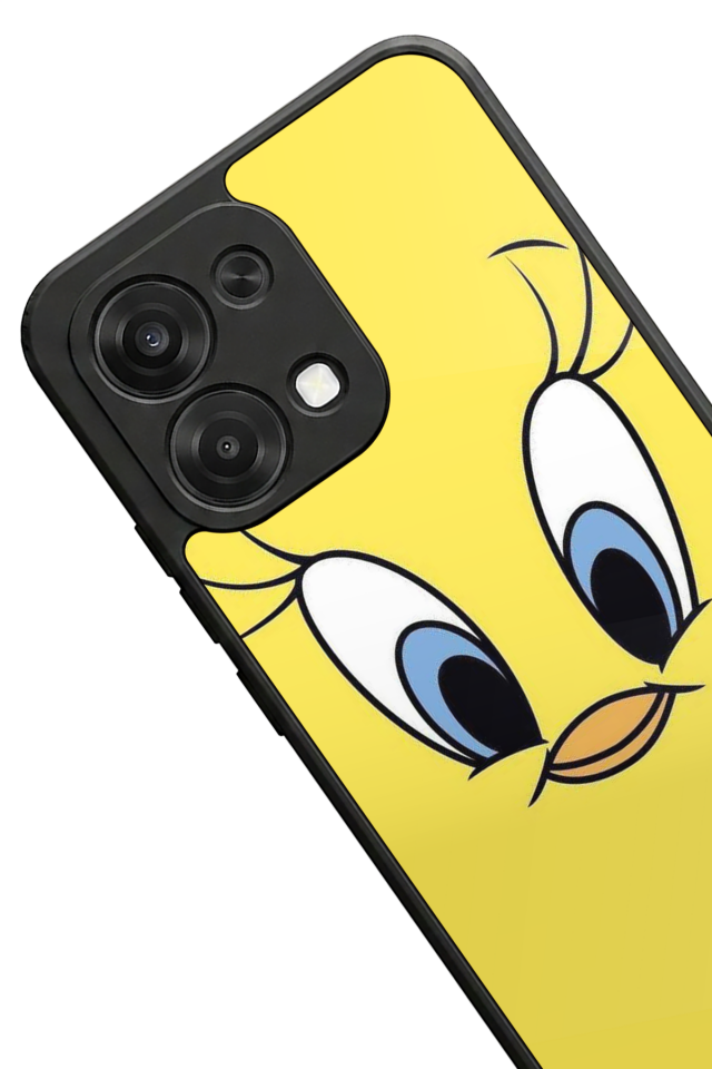 Oppo A6 Pro Uyumlu Tweety Tasarımlı Glossy Premium Kılıf