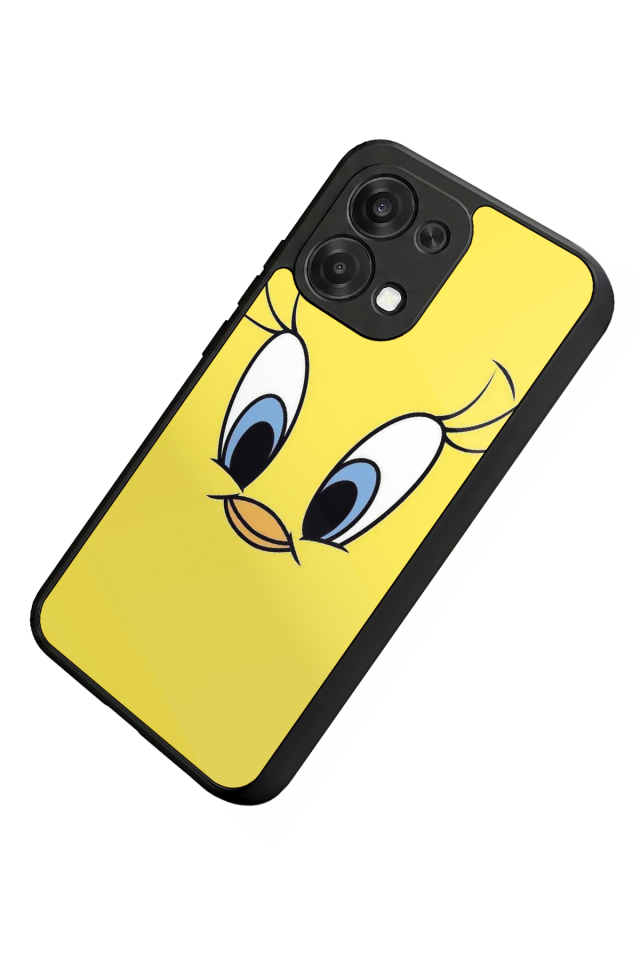 Oppo A6 Pro Uyumlu Tweety Tasarımlı Glossy Premium Kılıf