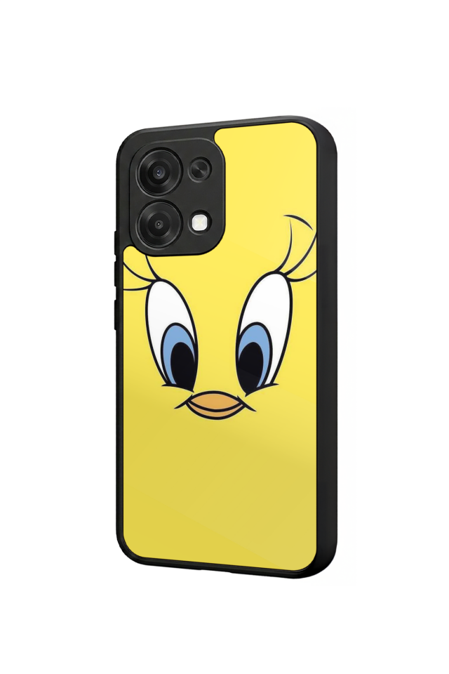 Oppo A6 Pro Uyumlu Tweety Tasarımlı Glossy Premium Kılıf