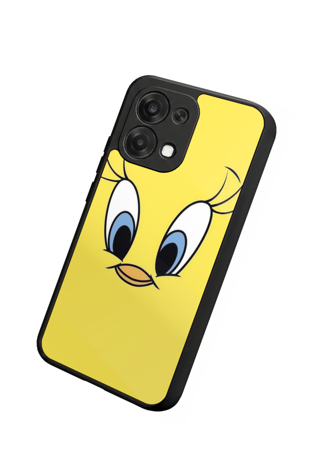 Oppo A6 Pro Uyumlu Tweety Tasarımlı Glossy Premium Kılıf