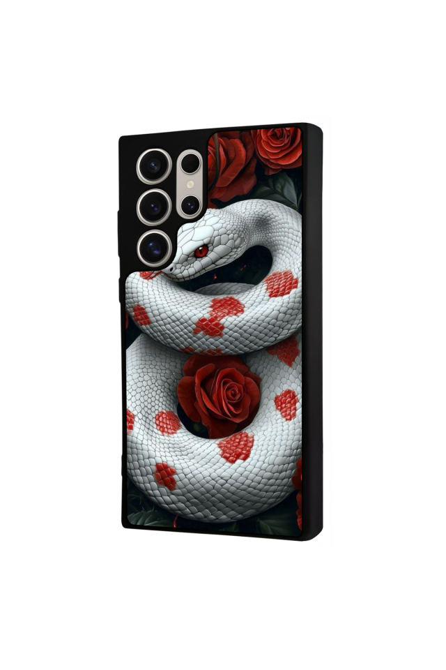 Samsung Galaxy S24 Ultra Uyumlu Yılan Tasarımlı Glossy Premium Kılıf