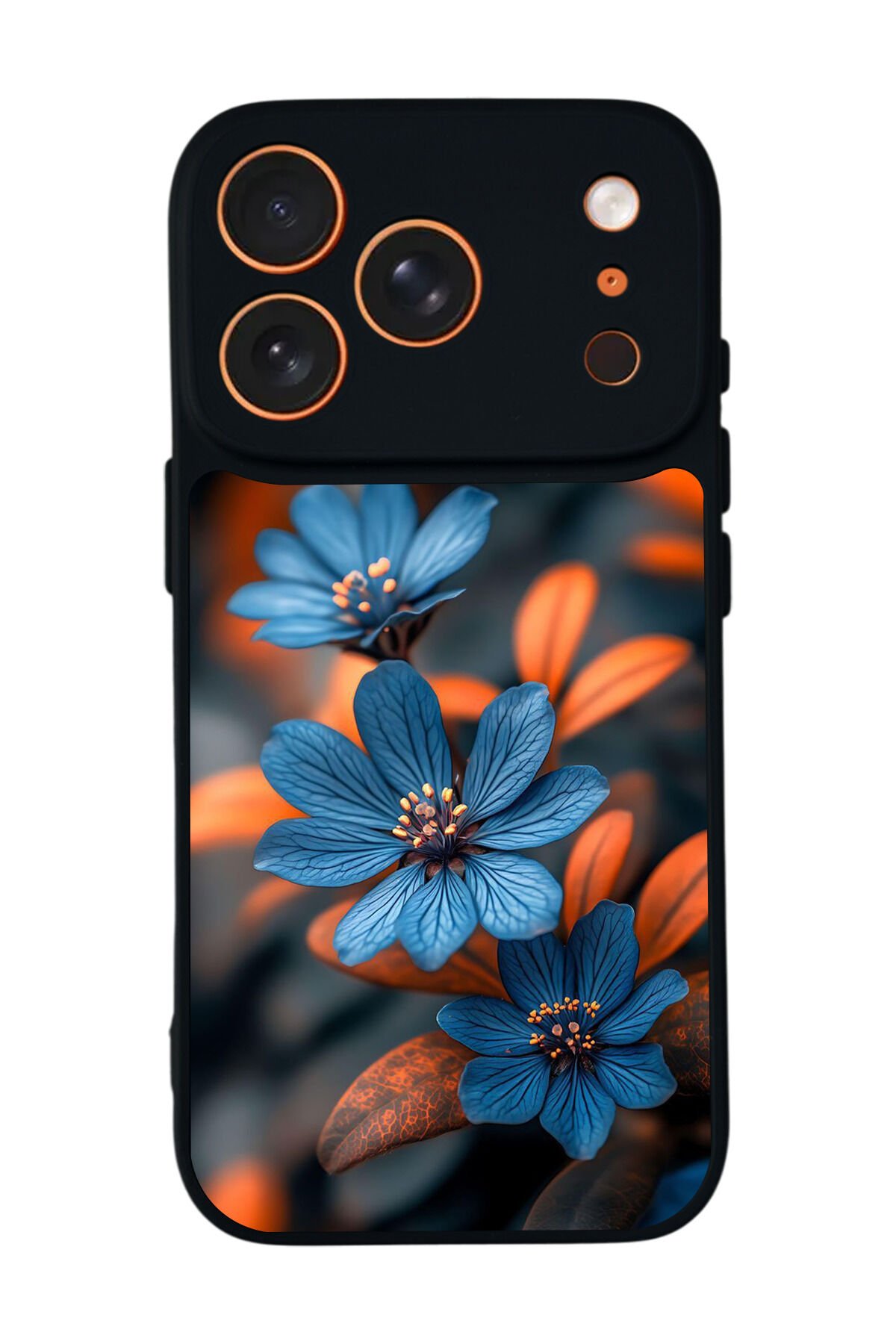 iPhone 17 Pro Max Uyumlu Cicek Tasarımlı Glossy Premium Kılıf