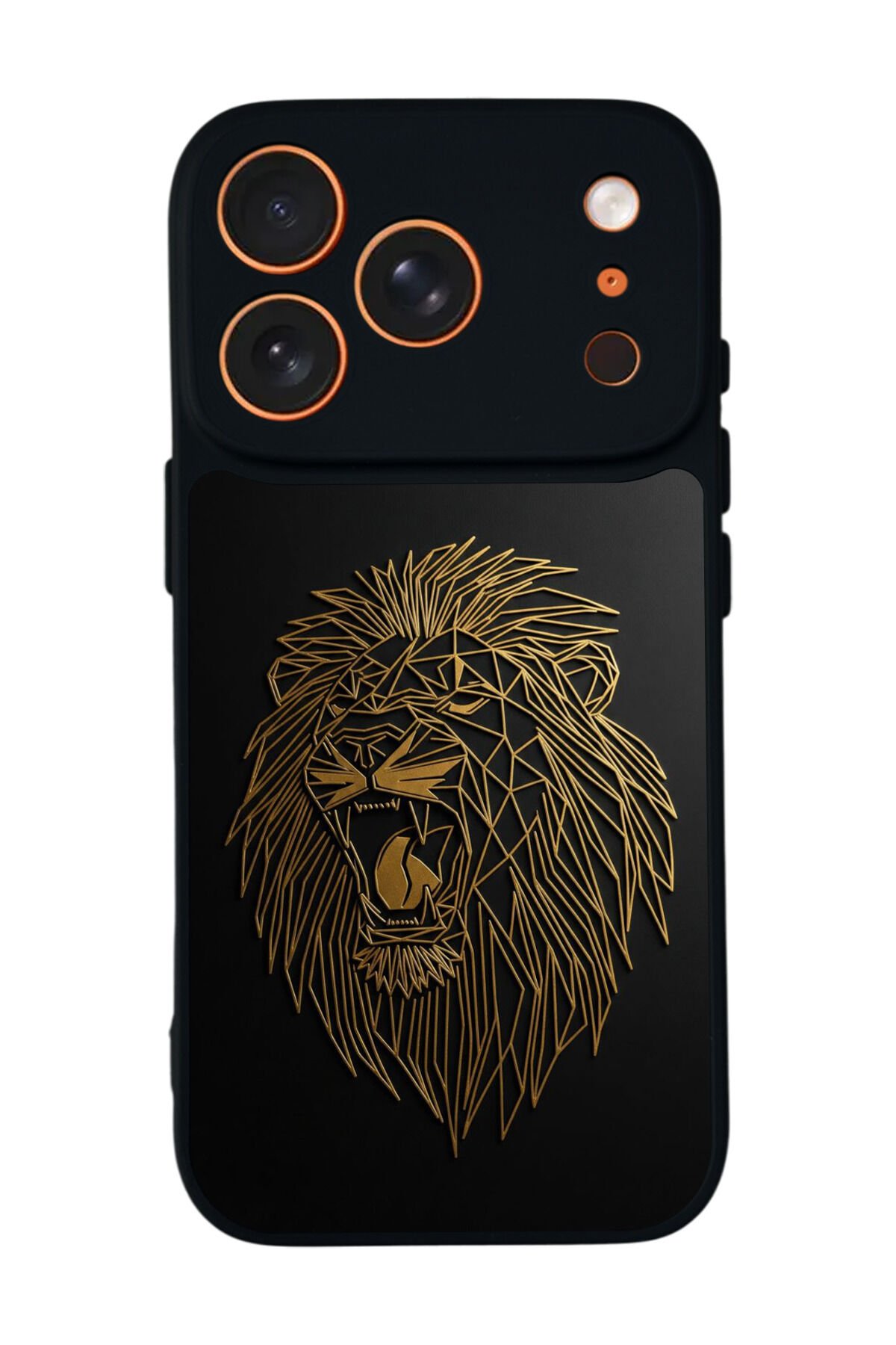 iPhone 17 Pro Uyumlu Aslan Tasarımlı Glossy Premium Kılıf