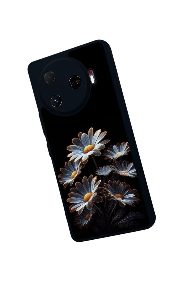 Tecno Camon 30 Pro Uyumlu Cicek Tasarımlı Glossy Premium Kılıf