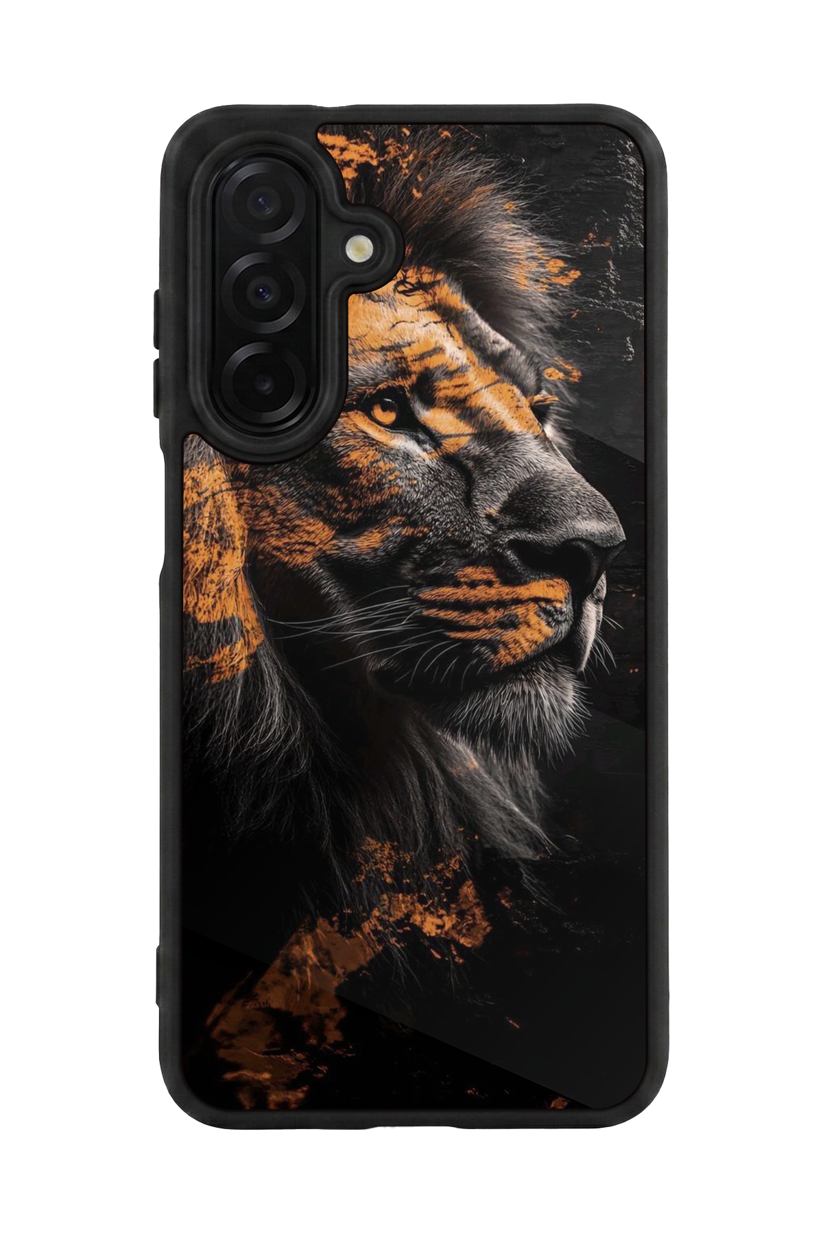 Samsung Galaxy A56 Uyumlu Aslan Tasarımlı Glossy Premium Kılıf