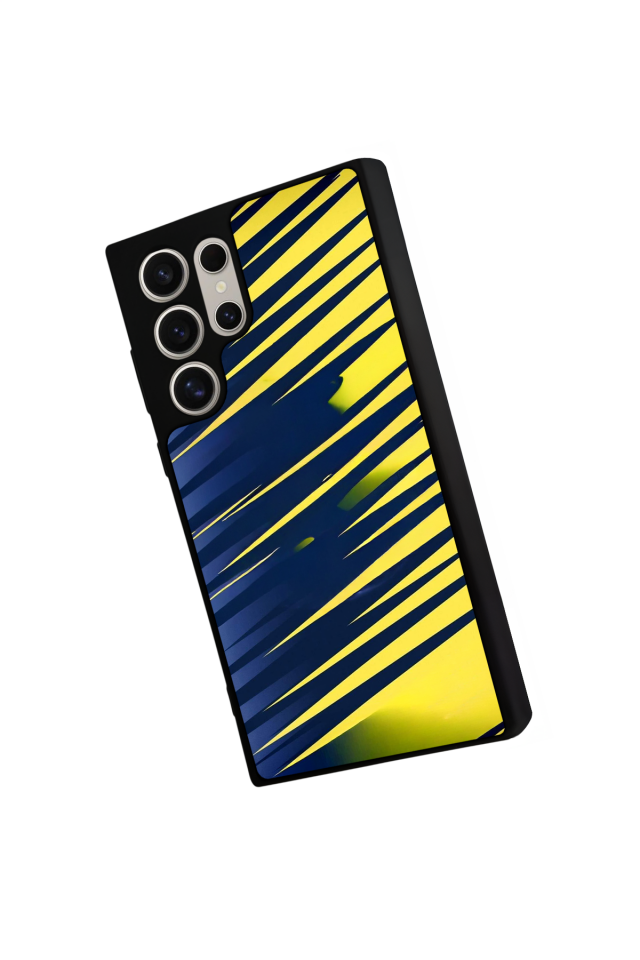 Samsung Galaxy S22 Ultra Uyumlu Fenerbahce Tasarımlı Glossy Premium Kılıf