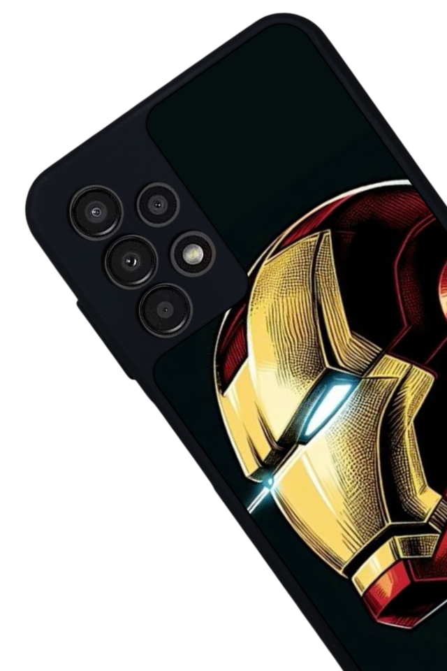 Samsung Galaxy A13 Uyumlu  Iron Man ( Demir Adam ) Tasarımlı Glossy Premium Kılıf
