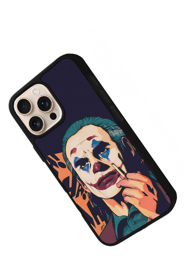 iPhone 14 Pro Uyumlu Joker Tasarımlı Glossy Premium Kılıf