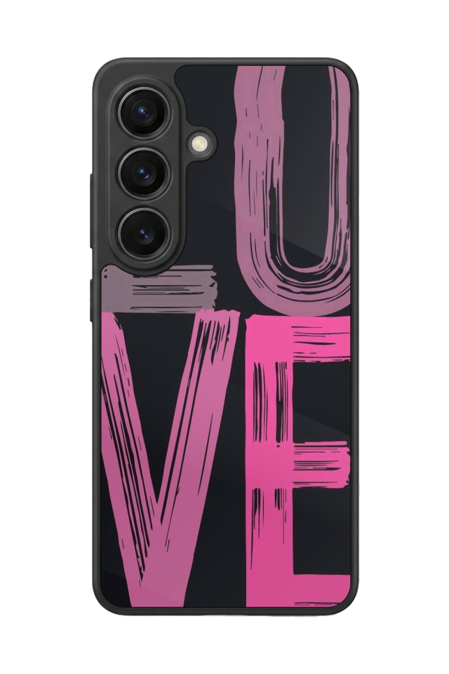 Samsung Galaxy S26 Uyumlu Love Tasarımlı Glossy Premium Kılıf