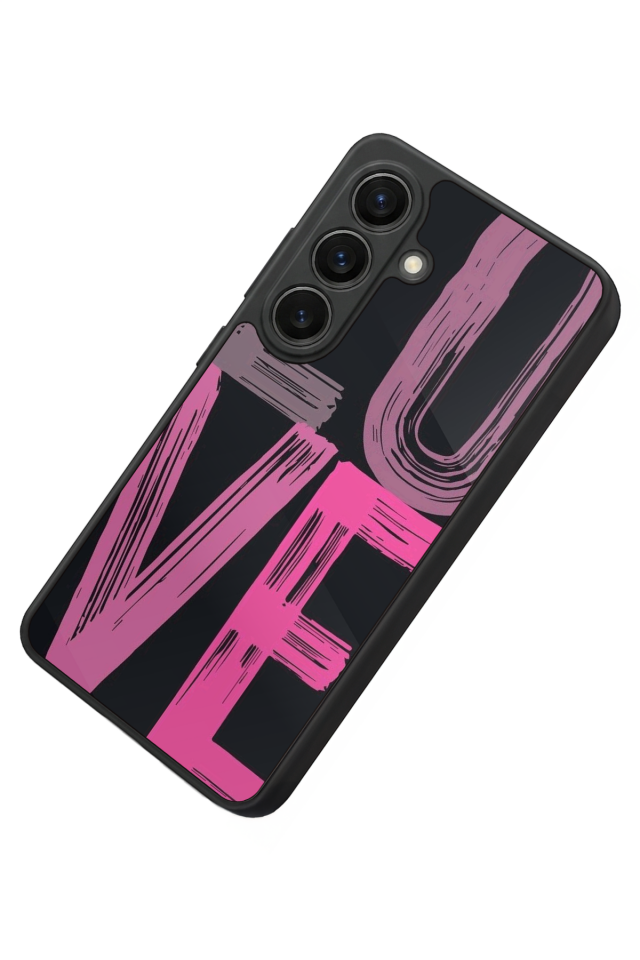 Samsung Galaxy S26 Uyumlu Love Tasarımlı Glossy Premium Kılıf