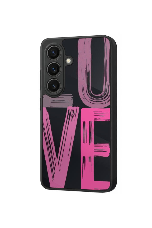 Samsung Galaxy S26 Uyumlu Love Tasarımlı Glossy Premium Kılıf