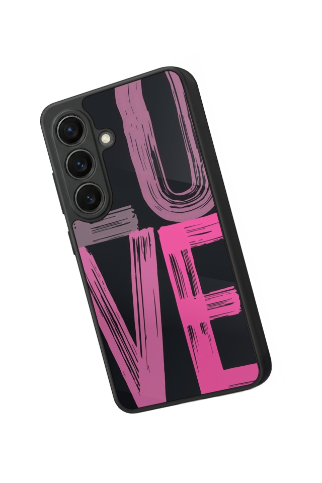 Samsung Galaxy S26 Uyumlu Love Tasarımlı Glossy Premium Kılıf