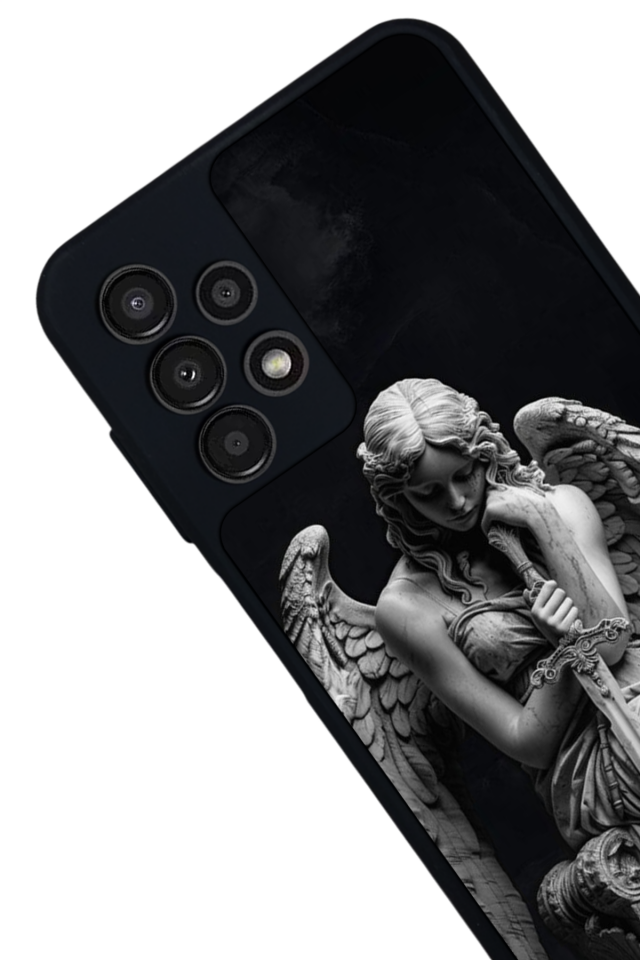 Samsung Galaxy A23 Uyumlu Melek Tasarımlı Glossy Premium Kılıf