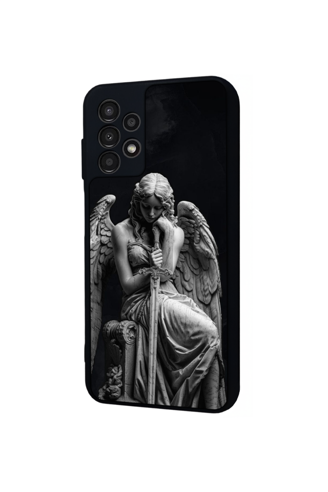 Samsung Galaxy A23 Uyumlu Melek Tasarımlı Glossy Premium Kılıf