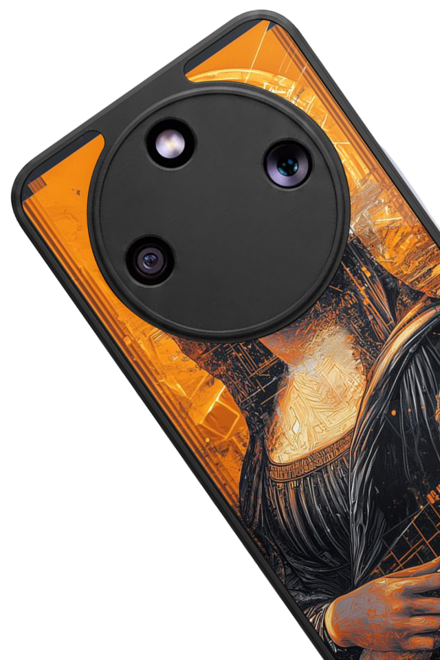 Honor Magic 8 Lite Uyumlu Monalisa Tasarımlı Glossy Premium Kılıf