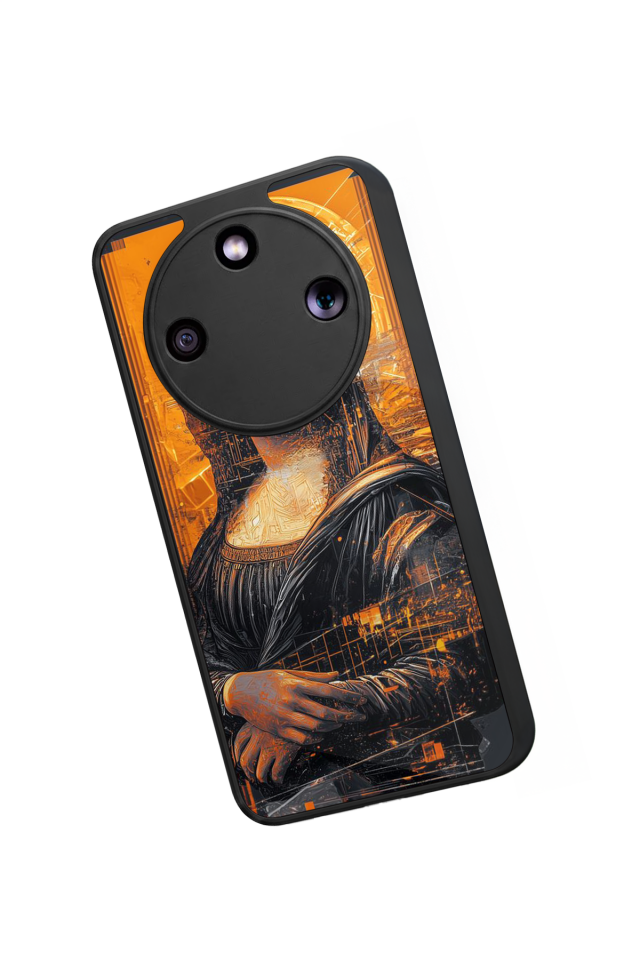 Honor Magic 8 Lite Uyumlu Monalisa Tasarımlı Glossy Premium Kılıf
