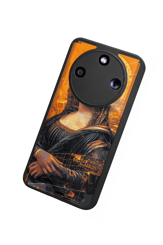 Honor Magic 8 Lite Uyumlu Monalisa Tasarımlı Glossy Premium Kılıf