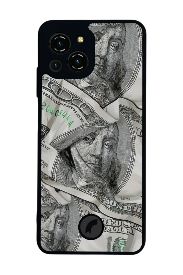 Reeder S23 Pro Max Uyumlu Money Para Tasarımlı Glossy Premium Kılıf