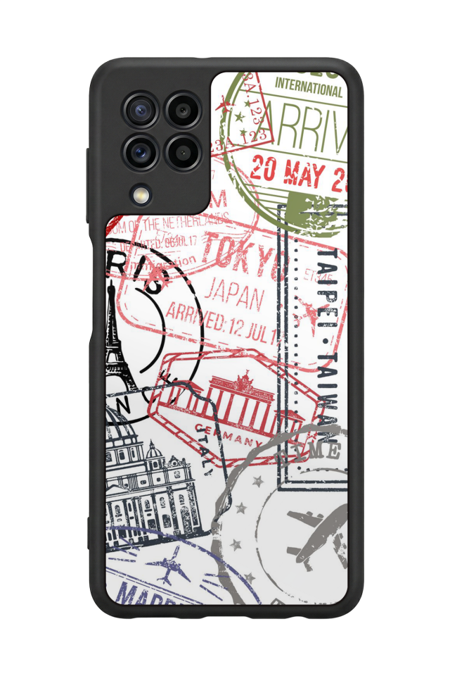 Samsung Galaxy M22 Uyumlu Poster Tasarımlı Glossy Premium Kılıf