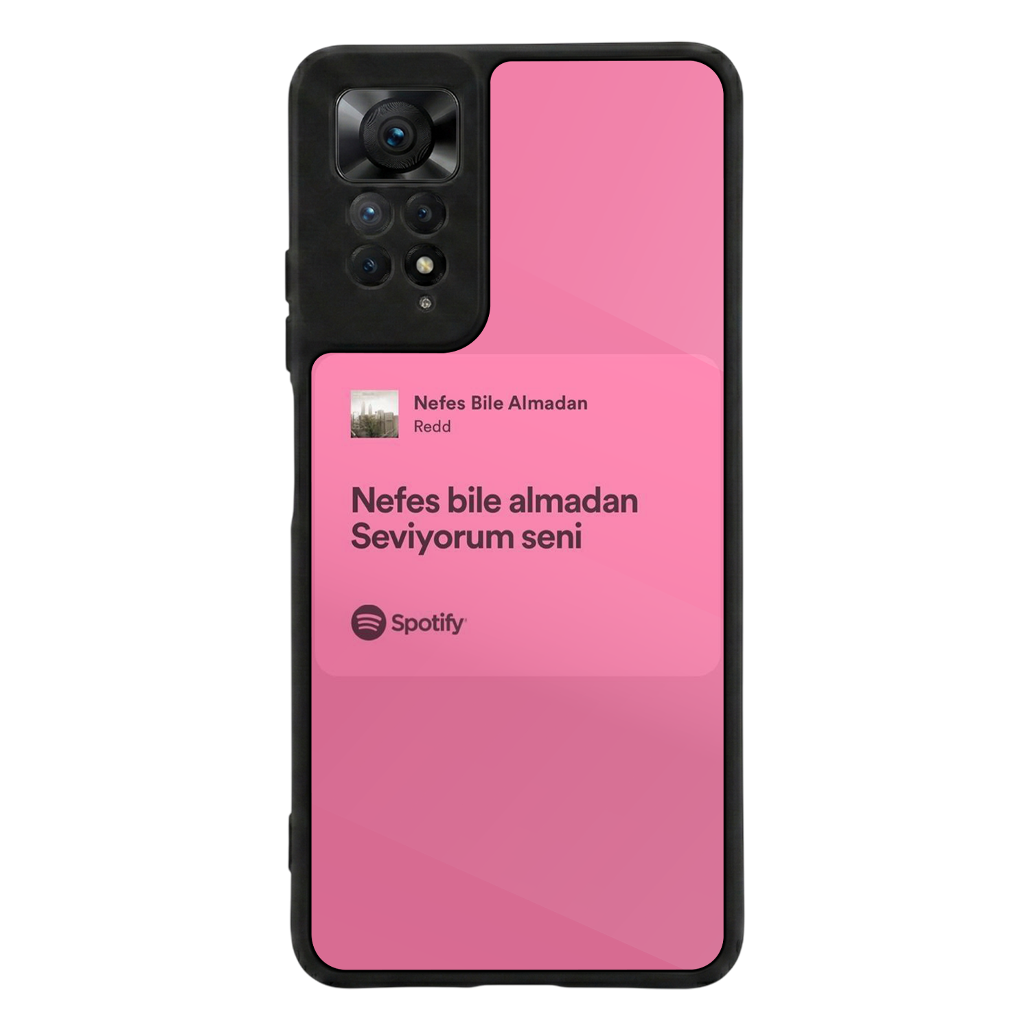 Xiaomi Redmi Note 11 Pro Uyumlu Sarki Sozleri Tasarımlı Glossy Premium Kılıf