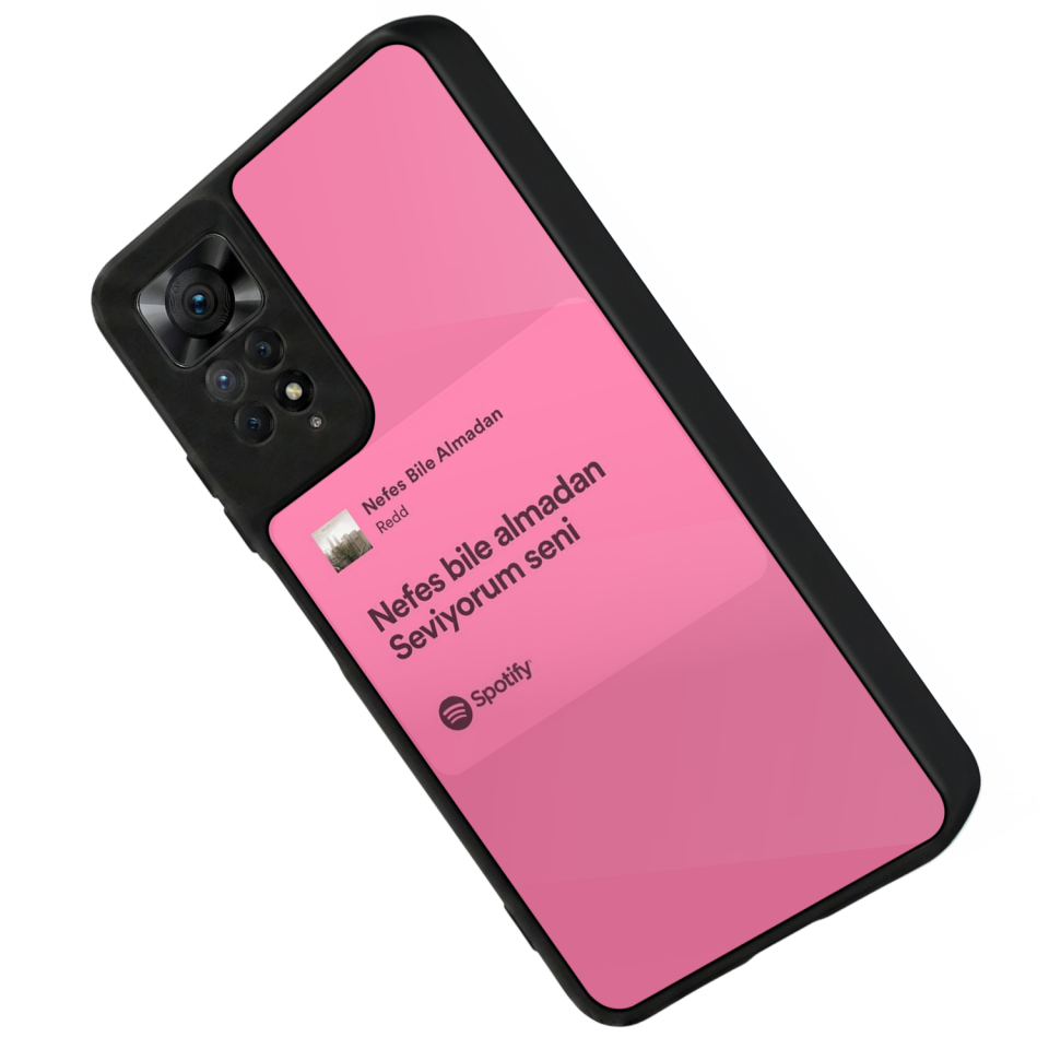 Xiaomi Redmi Note 11 Pro Uyumlu Sarki Sozleri Tasarımlı Glossy Premium Kılıf