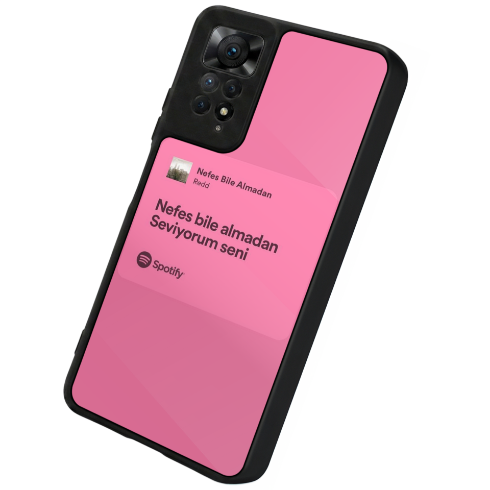 Xiaomi Redmi Note 11 Pro Uyumlu Sarki Sozleri Tasarımlı Glossy Premium Kılıf