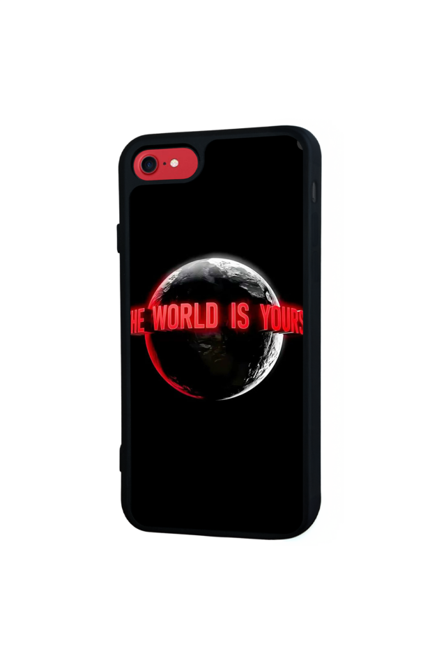 iPhone SE Uyumlu Scarface Tasarımlı Glossy Premium Kılıf