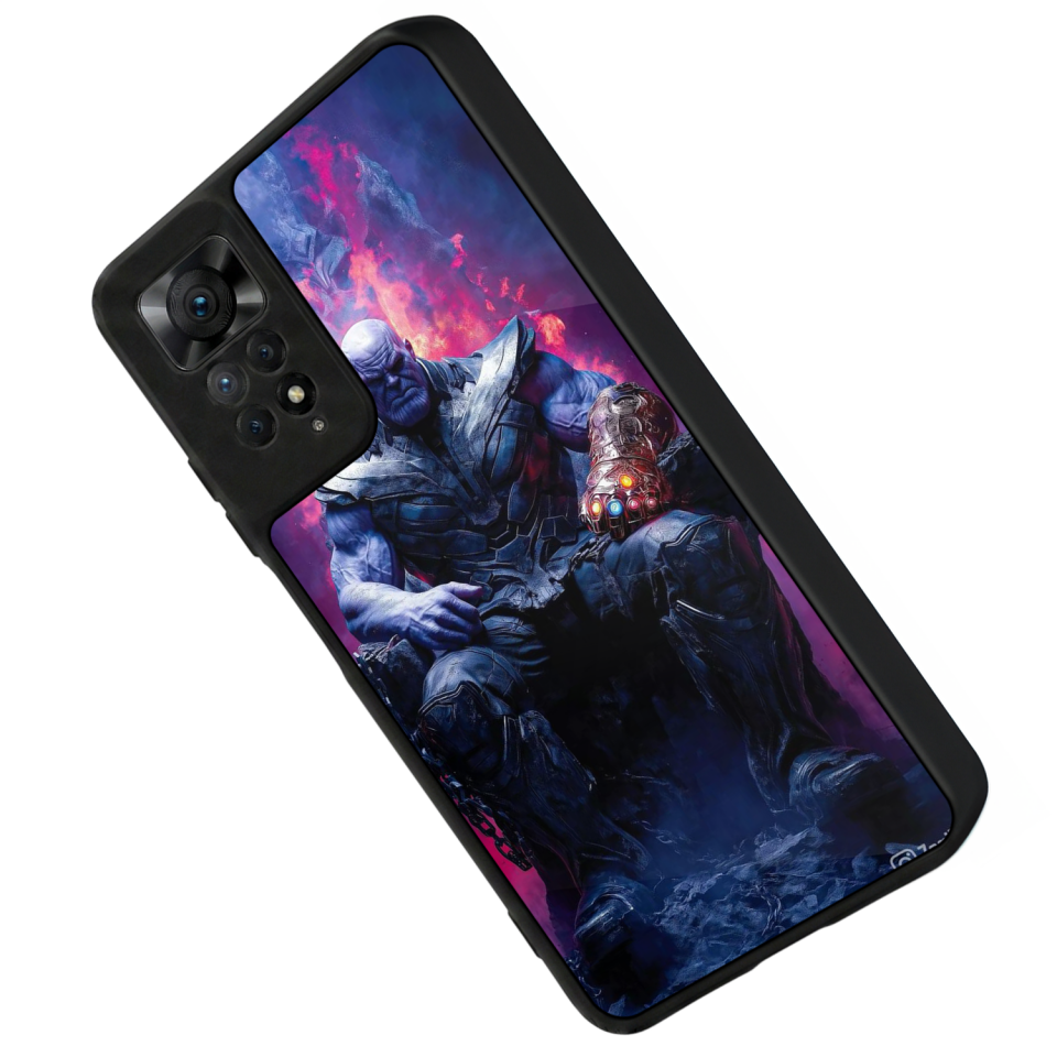 Xiaomi Redmi Note 12 Pro Uyumlu Thanos Tasarımlı Glossy Premium Kılıf