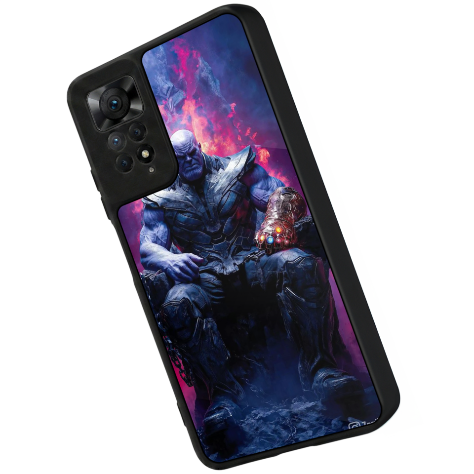 Xiaomi Redmi Note 12 Pro Uyumlu Thanos Tasarımlı Glossy Premium Kılıf