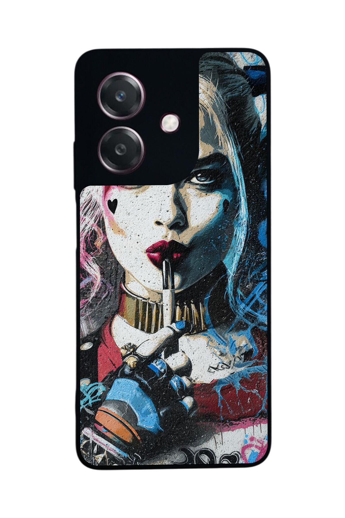 Oppo A3 5G Uyumlu HarleyQueen Tasarımlı Glossy Premium Kılıf