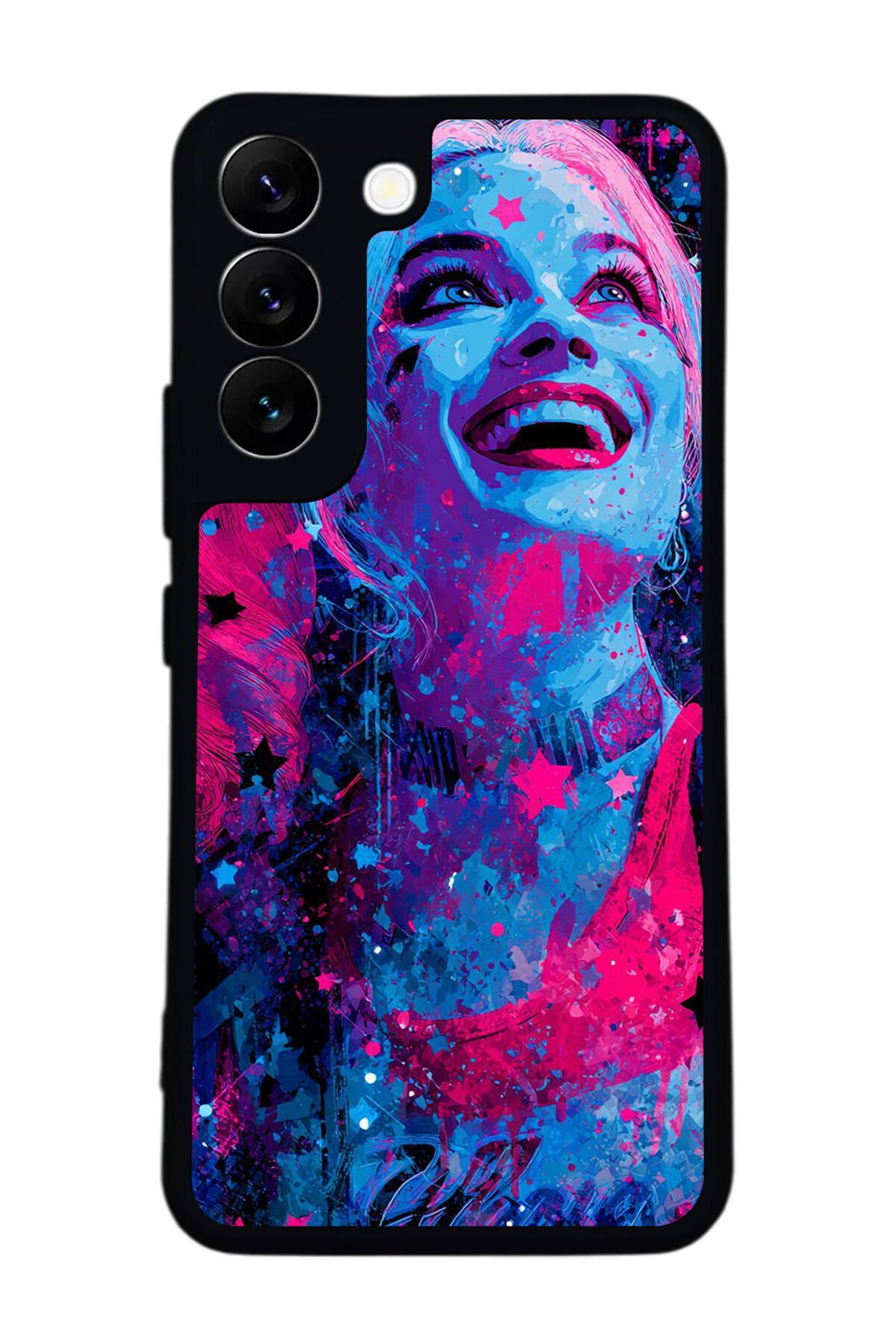 Samsung Galaxy S22 Uyumlu HarleyQueen Tasarımlı Glossy Premium Kılıf