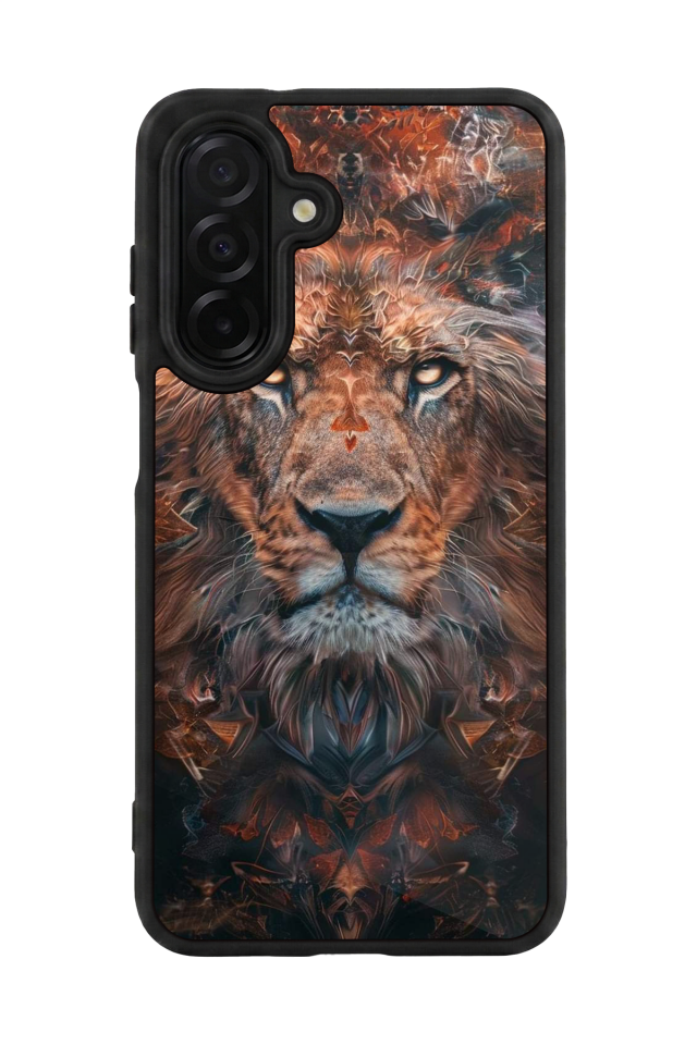 Samsung Galaxy A56 Uyumlu Aslan Tasarımlı Glossy Premium Kılıf
