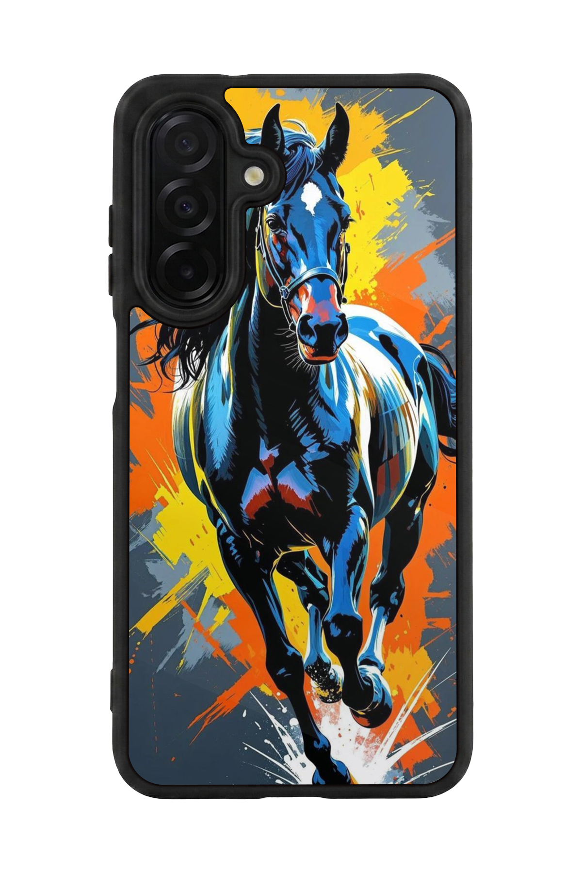 Samsung Galaxy A26 Uyumlu At Horse Tasarımlı Glossy Premium Kılıf
