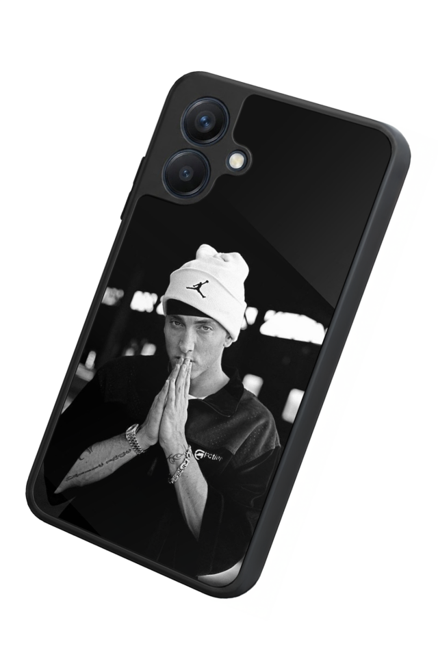 Samsung Galaxy A07 Uyumlu Eminem Tasarımlı Glossy Premium Kılıf