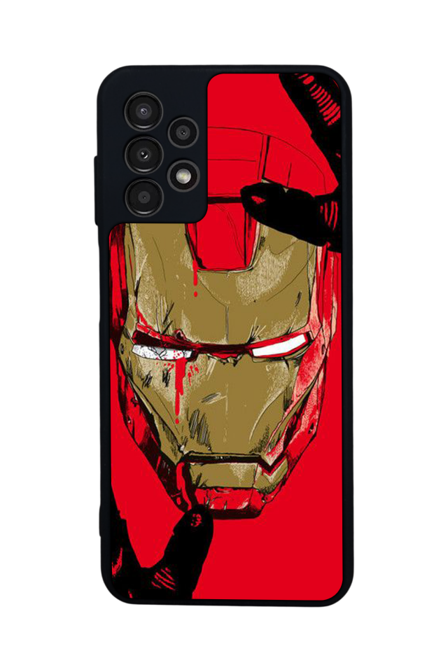 Samsung Galaxy A13 Uyumlu  Iron Man ( Demir Adam ) Tasarımlı Glossy Premium Kılıf