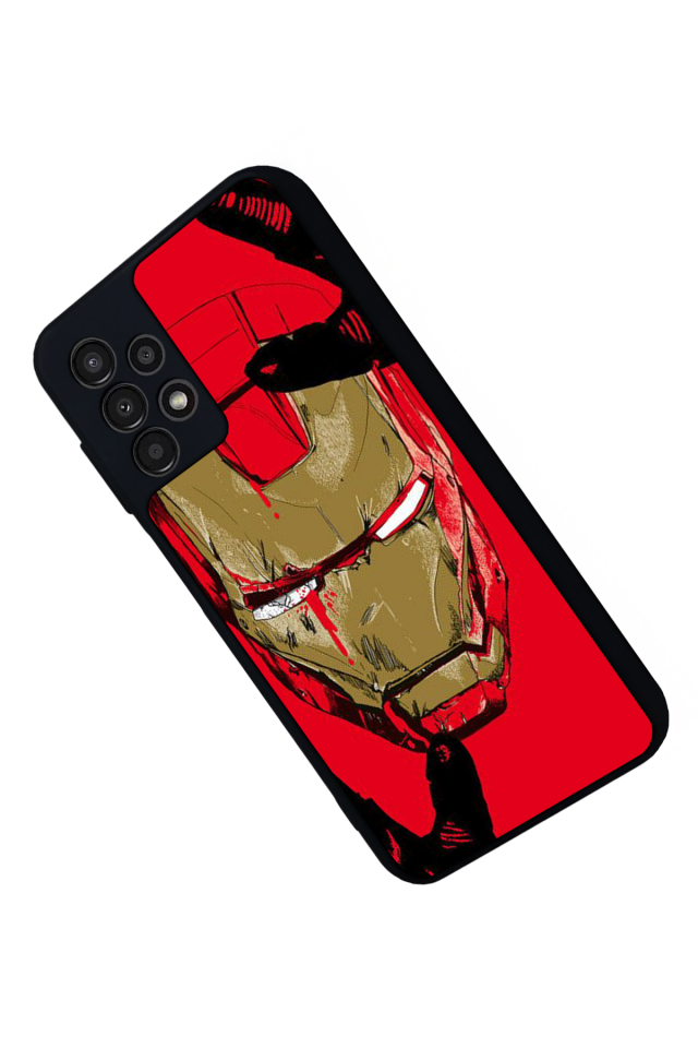 Samsung Galaxy A13 Uyumlu  Iron Man ( Demir Adam ) Tasarımlı Glossy Premium Kılıf