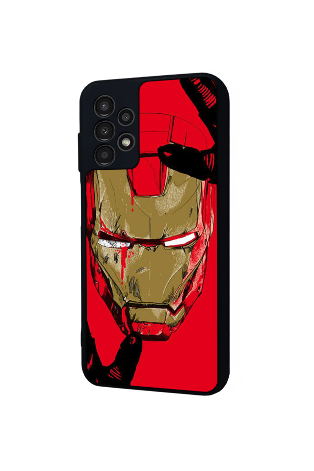 Samsung Galaxy A13 Uyumlu  Iron Man ( Demir Adam ) Tasarımlı Glossy Premium Kılıf
