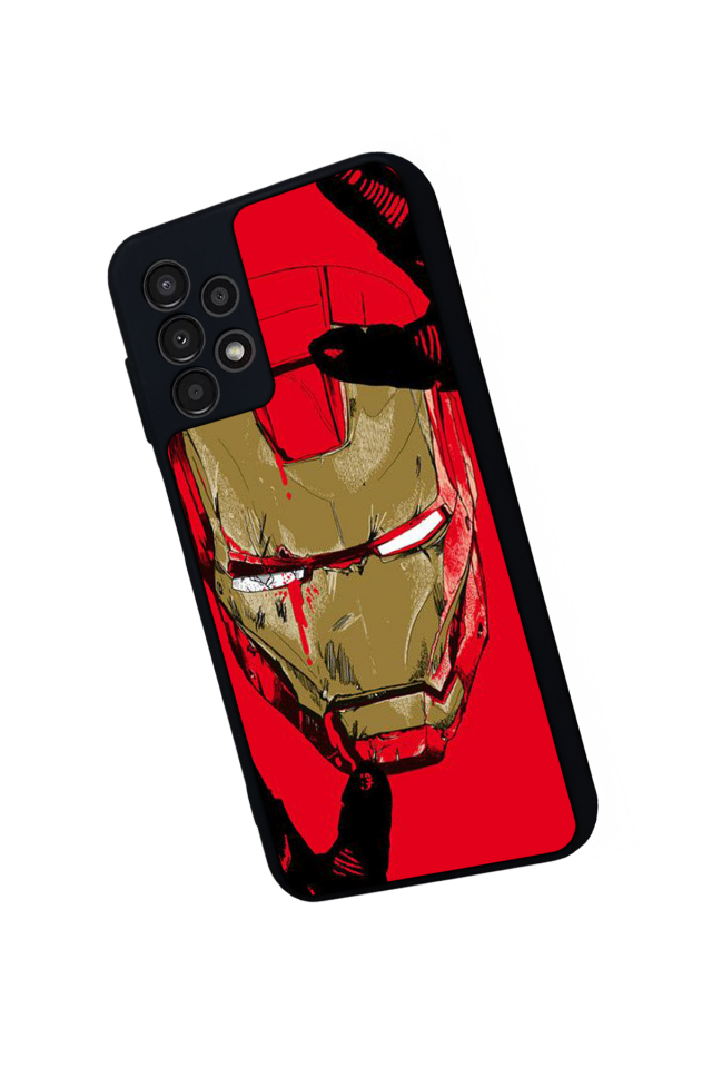 Samsung Galaxy A13 Uyumlu  Iron Man ( Demir Adam ) Tasarımlı Glossy Premium Kılıf