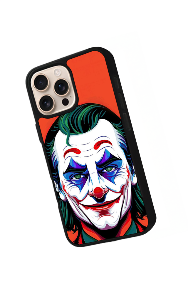 iPhone 14 Pro Uyumlu Joker Tasarımlı Glossy Premium Kılıf
