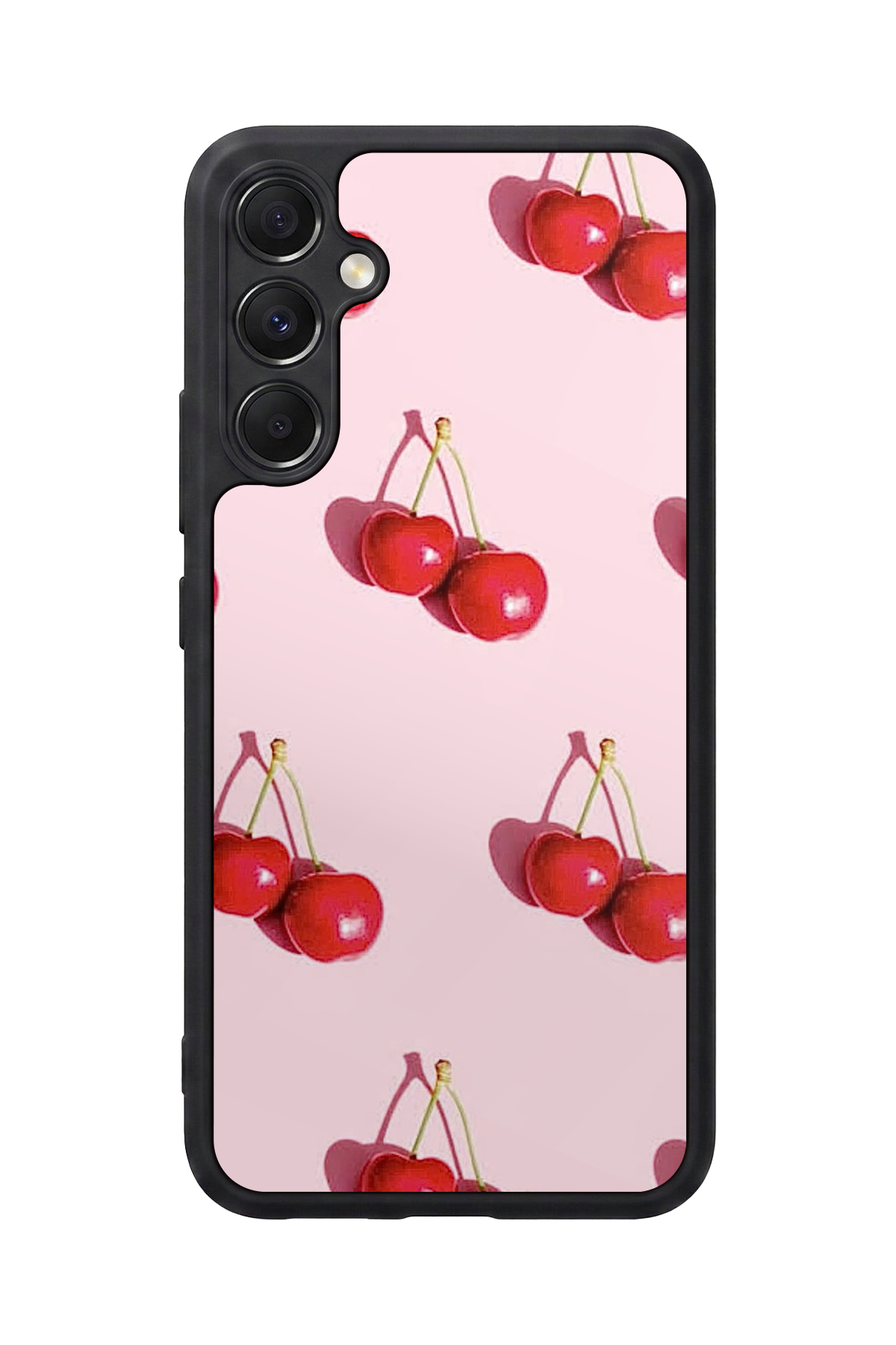 Samsung Galaxy A34 Uyumlu Kiraz Tasarımlı Glossy Premium Kılıf
