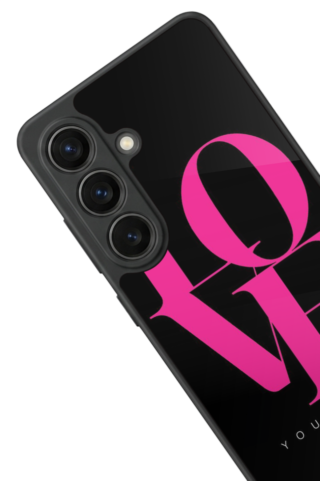 Samsung Galaxy S26 Uyumlu Love Tasarımlı Glossy Premium Kılıf