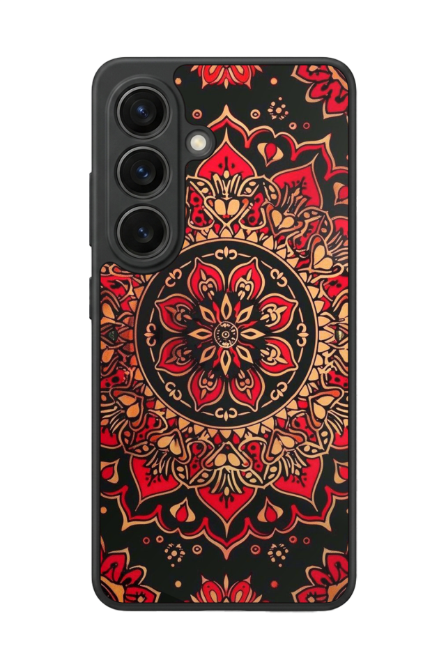 Samsung Galaxy S26 Uyumlu Mandala Tasarımlı Glossy Premium Kılıf